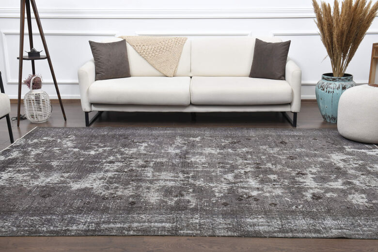 Distressed Vintage Anatolian Area Rug
