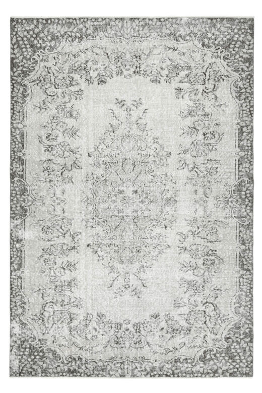 Handmade Vintage Gray Area Rug