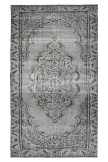 Gray Oriental Area Anatolian Rug - Thumbnail
