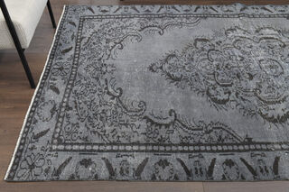 Gray Oriental Area Anatolian Rug - Thumbnail