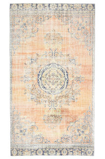 Handmade Vintage Area Anatolian Rug - Thumbnail