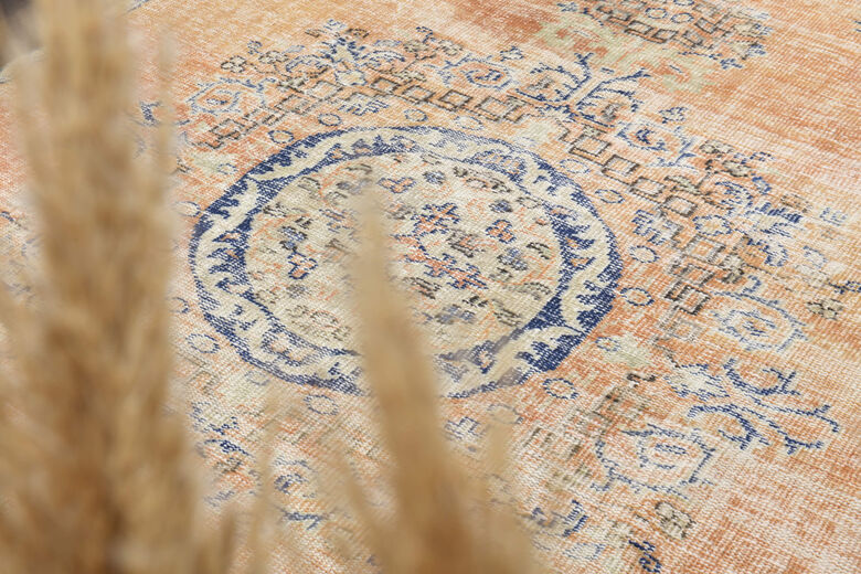 Handmade Vintage Area Anatolian Rug