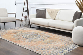 Handmade Vintage Area Anatolian Rug - Thumbnail