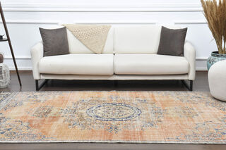 Handmade Vintage Area Anatolian Rug - Thumbnail