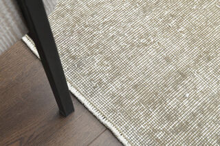 Handmade Vintage Neutral Area Rug - Thumbnail