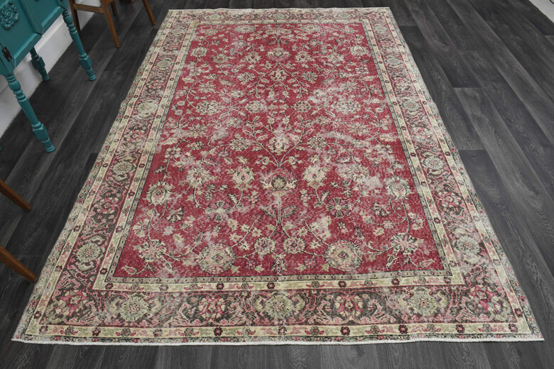 CRIMSON Handmade Vintage Area Rug