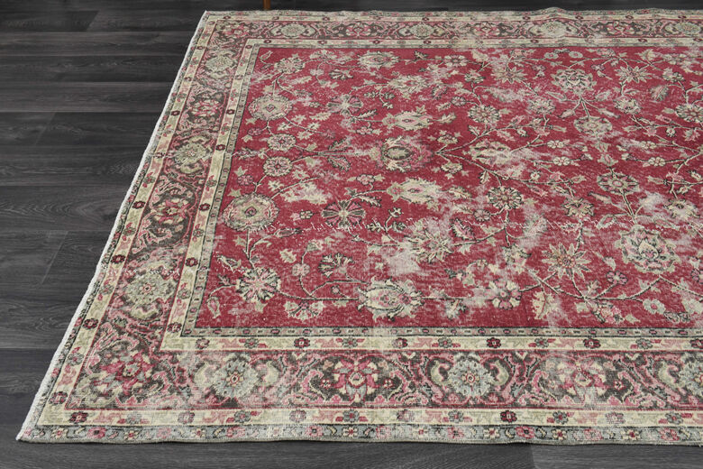 CRIMSON Handmade Vintage Area Rug