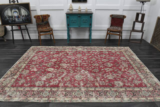 CRIMSON Handmade Vintage Area Rug - Thumbnail