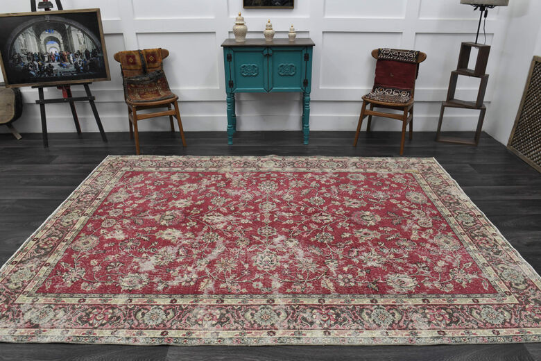 CRIMSON Handmade Vintage Area Rug