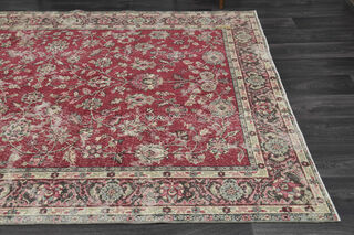 CRIMSON Handmade Vintage Area Rug - Thumbnail