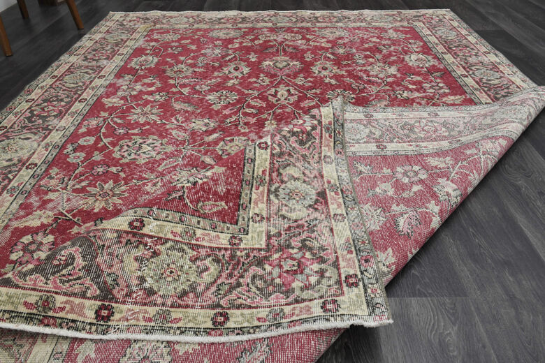 CRIMSON Handmade Vintage Area Rug