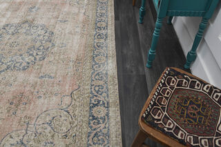 Handmade Vintage Oriental Area Rug - Thumbnail