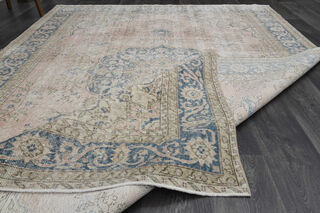 Handmade Vintage Oriental Area Rug - Thumbnail