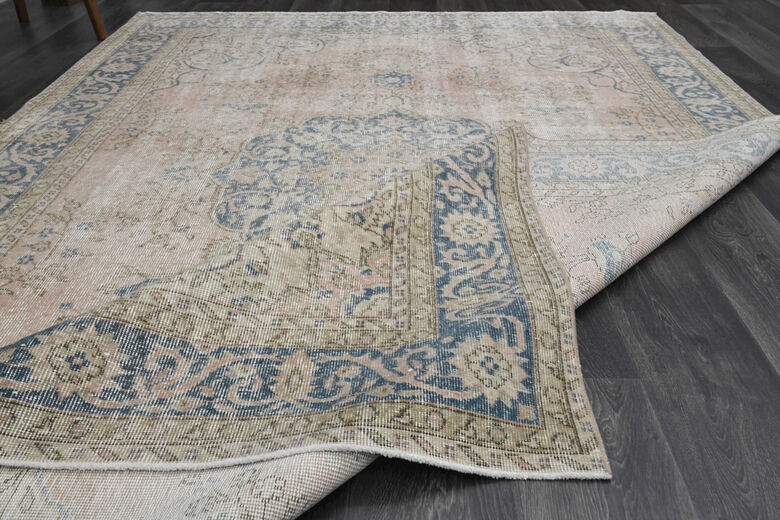 Handmade Vintage Oriental Area Rug