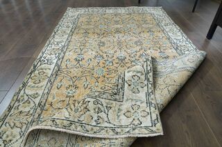 Yellow Vintage Area Rug - Thumbnail