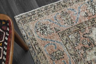 Blue Oriental Vintage Area Anatolian Rug - Thumbnail