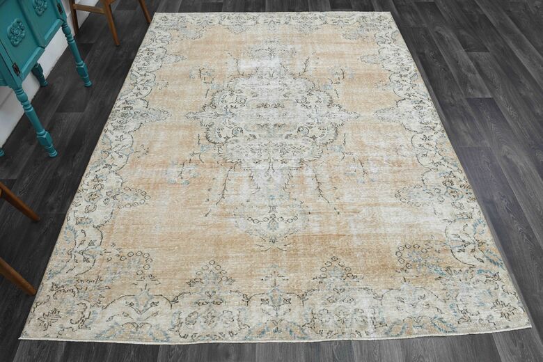 Antique Natural Area Anatolian Rug