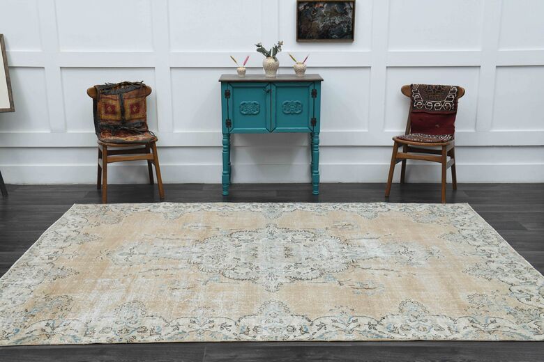 Antique Natural Area Anatolian Rug