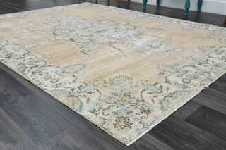 Antique Natural Area Anatolian Rug - Thumbnail