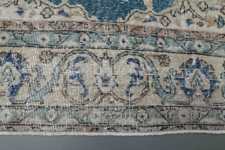 Handmade Vintage Area Oushak Rug