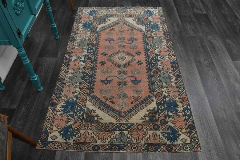 Vintage Turkish Milas Rug