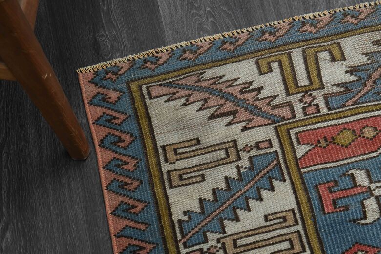 1980's Milas Turkish Wool Rug