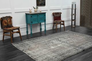 Antique Oushak Turkish Rug - Thumbnail
