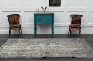 Antique Oushak Turkish Rug - Thumbnail