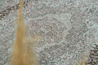 Oriental Vintage Oushak Rug - Thumbnail