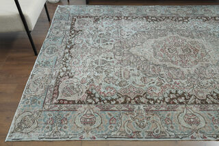 Oriental Vintage Oushak Rug - Thumbnail