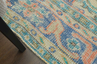 Handmade Vintage Large Area Rug - Thumbnail