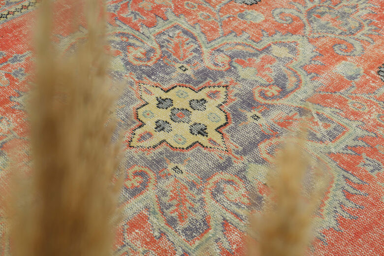 Handmade Vintage Anatolian Area Rug
