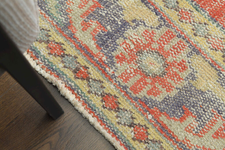 Handmade Vintage Anatolian Area Rug