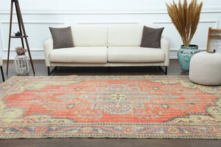 Handmade Vintage Anatolian Area Rug - Thumbnail
