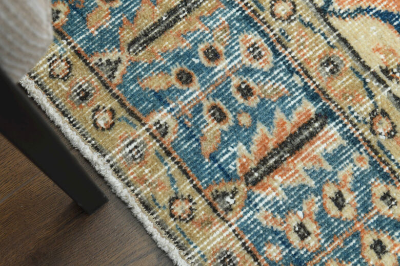 Handmade Vintage Large Area Rug