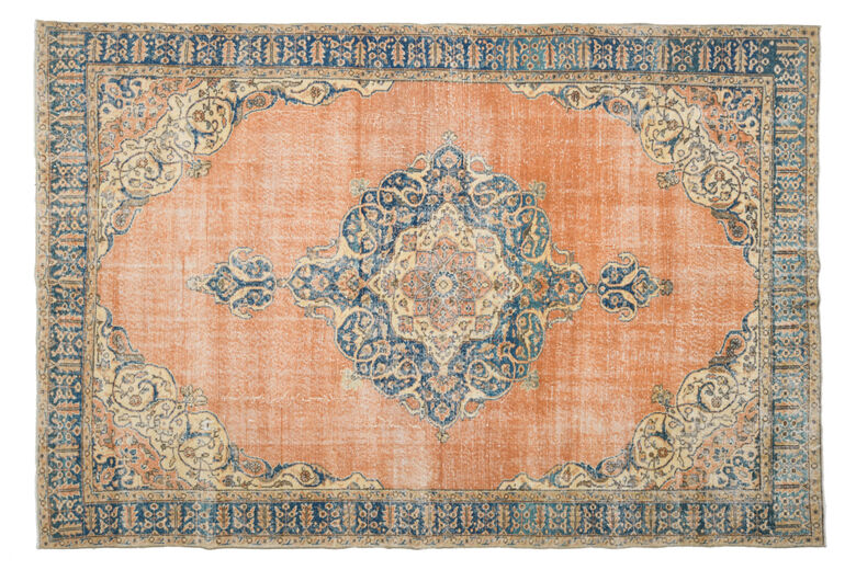 Handmade Vintage Persian Area Rug