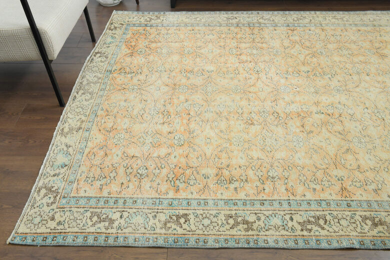 Handmade Vintage Large Area Rug