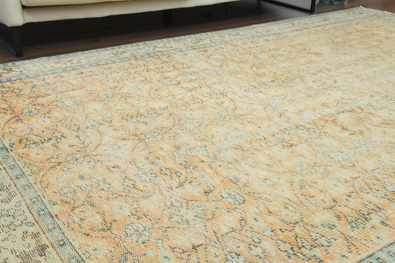 Handmade Vintage Large Area Rug