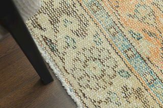 Handmade Vintage Large Area Rug - Thumbnail