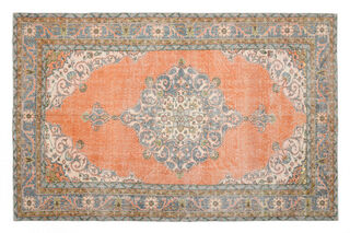 Handmade Vintage Large Area Rug - Thumbnail