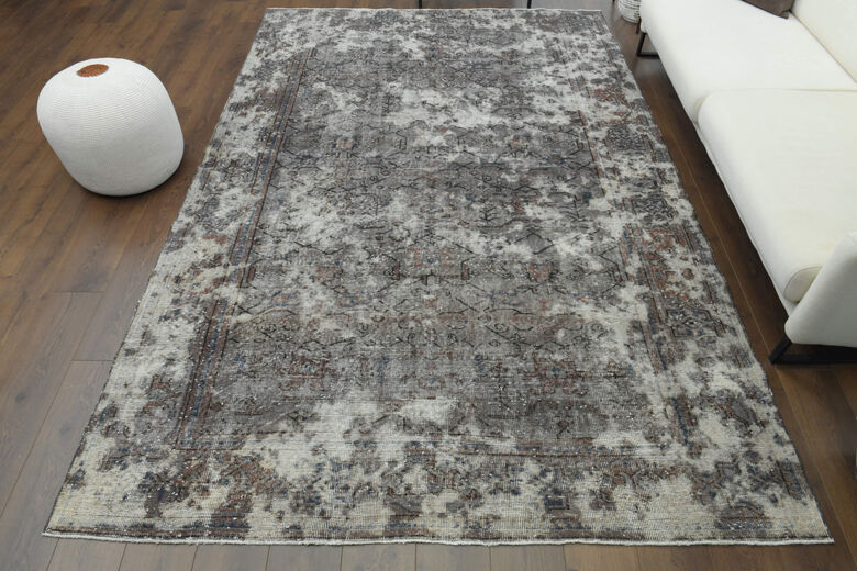 Handmade Vintage Large Area Rug