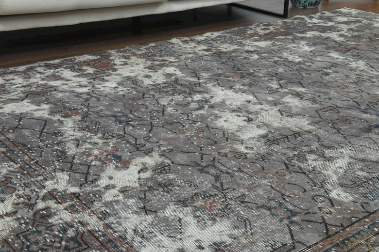 Handmade Vintage Large Area Rug