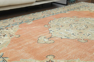 Handmade Vintage Large Area Rug - Thumbnail