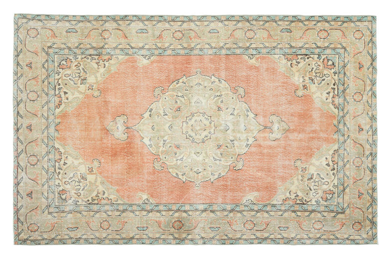 Handmade Vintage Large Area Rug