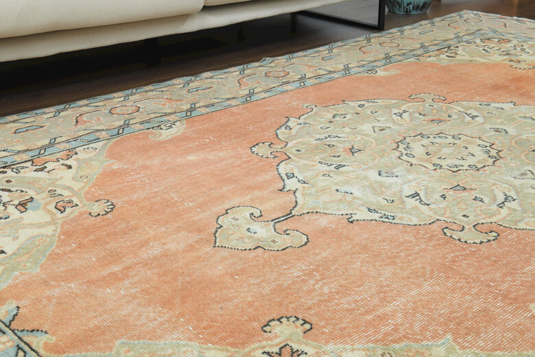 Handmade Vintage Anatolian Area Rug