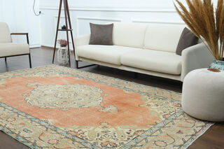 Handmade Vintage Anatolian Area Rug - Thumbnail