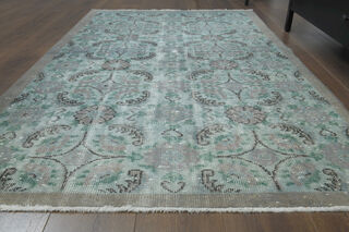 Handmade Vintage Large Area Rug - Thumbnail