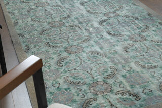 Handmade Vintage Large Area Rug - Thumbnail