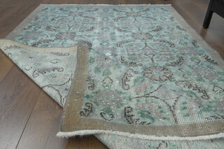 Handmade Vintage Large Area Rug - Thumbnail