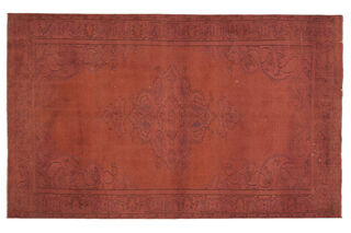 Handmade Vintage Anatolian Area Red Rug - Thumbnail